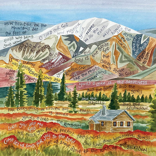 You Have Done Wonderful Things - Hannah Dunnett Square Framed Print - HAN40