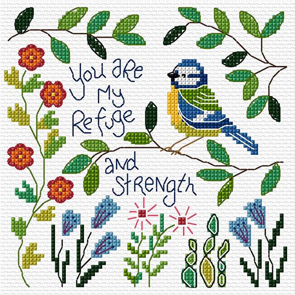 Hannah Dunnett Cross Stitch Pattern - You are my Refuge