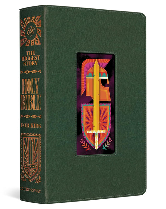 The Biggest Story Holy Bible For Kids - Dark Green