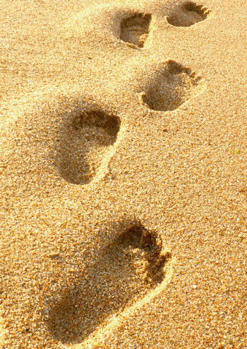 Footprints Card