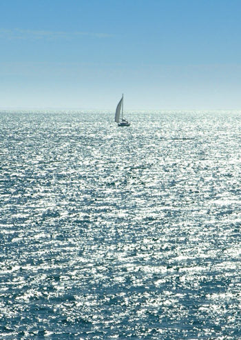 Boat on the Sea Card