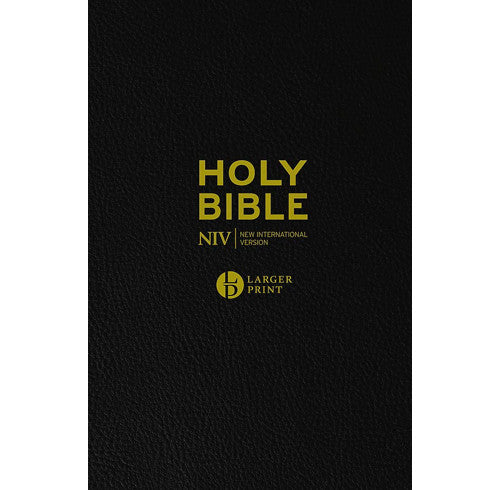 NIV Larger Print Leather Bible