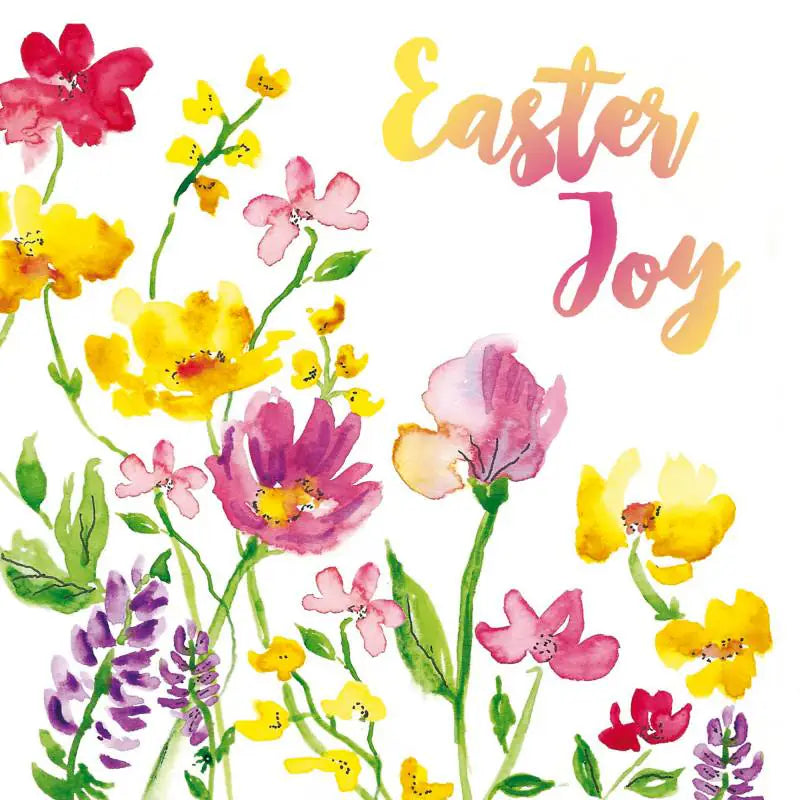 Easter Joy Flowers - Easter Cards - Pack of 5