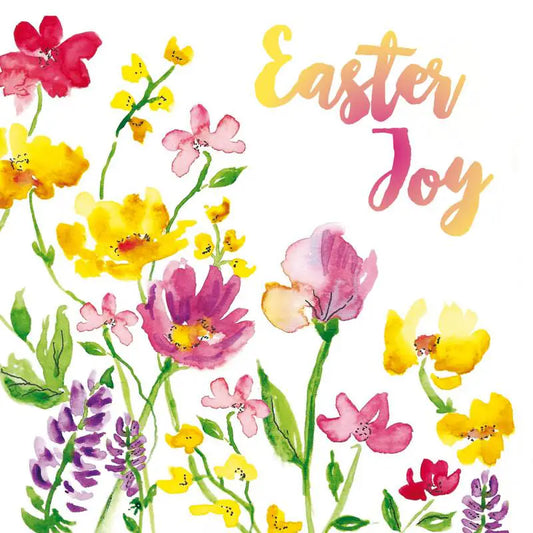 Easter Joy Flowers - Easter Cards - Pack of 5
