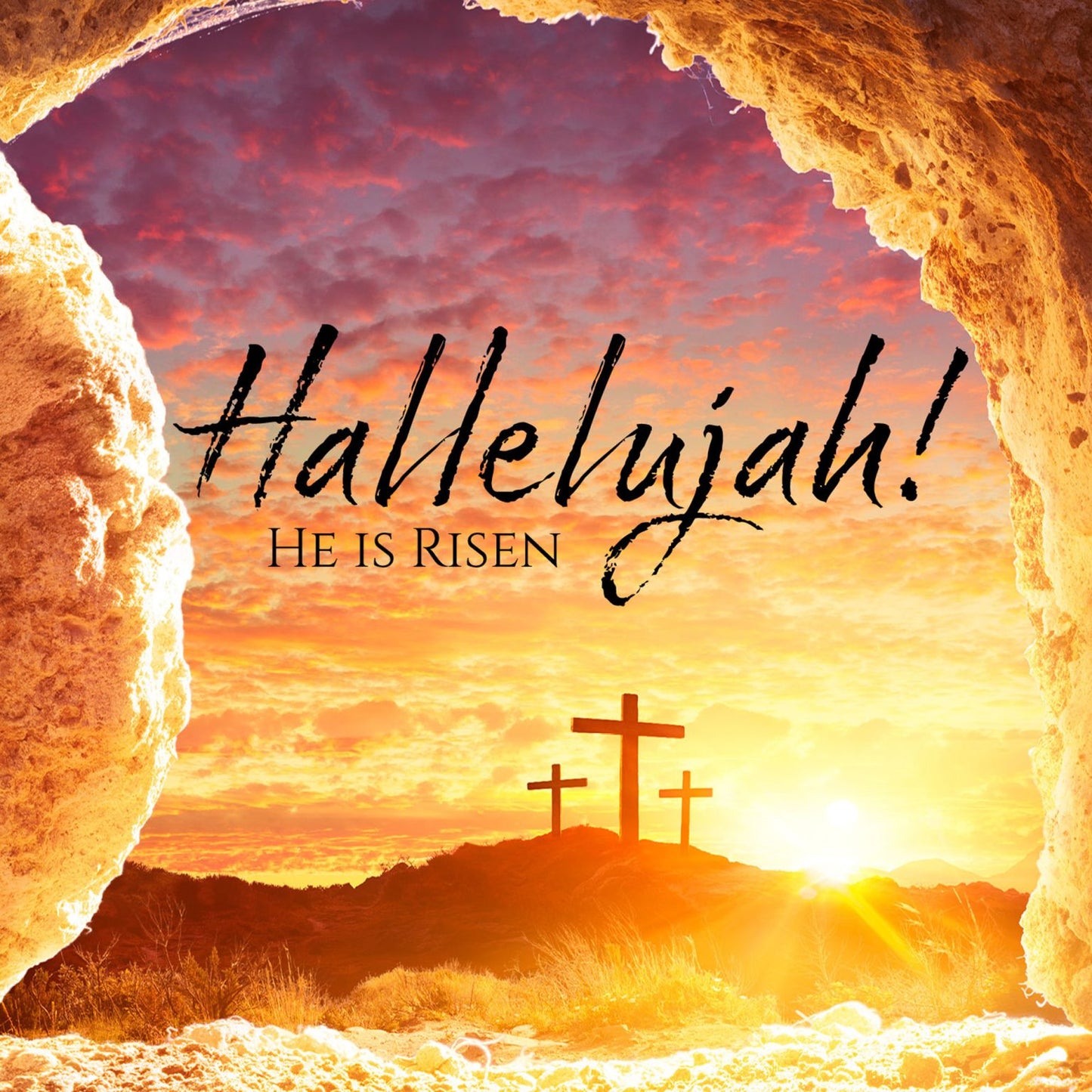 Hallelujah! He is Risen - Pack of 5 Easter Cards