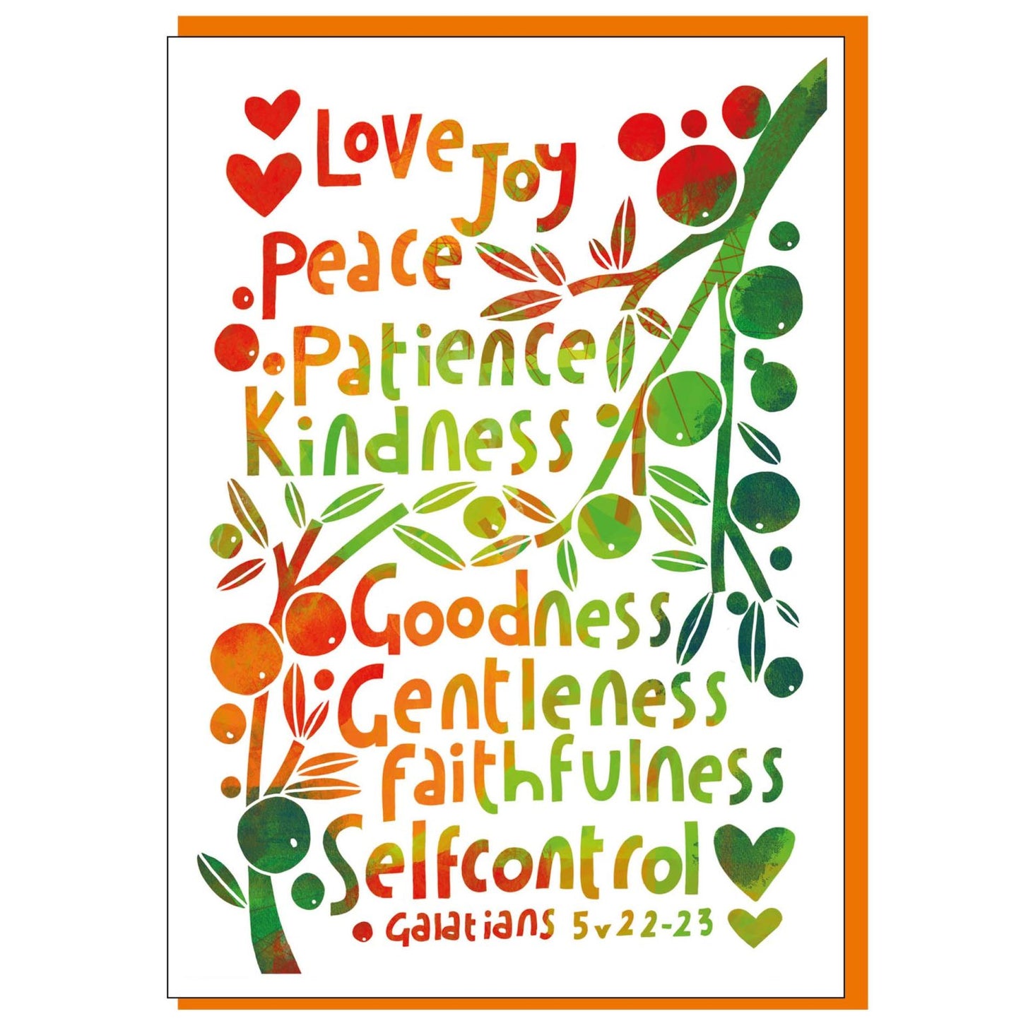 Fruits of the Spirit Encouragement Card