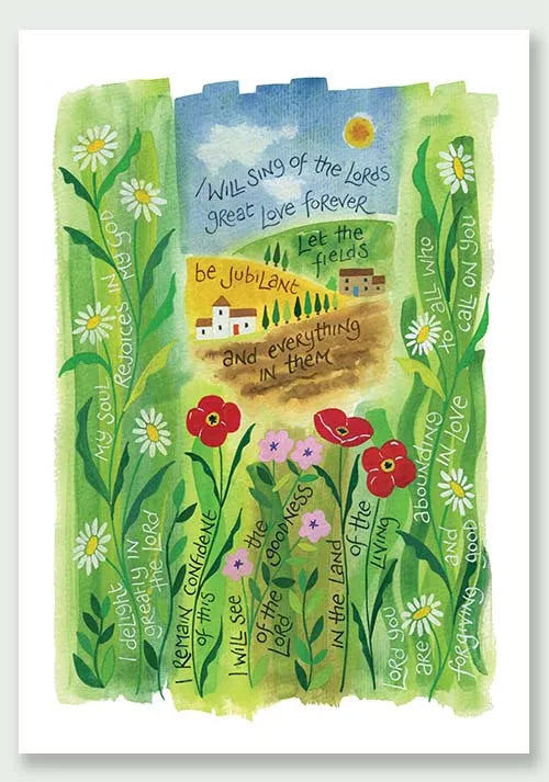 Abounding in Love Note Card