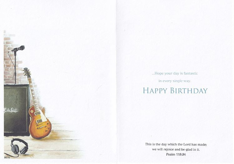 It’s Your Birthday - Card - Drums