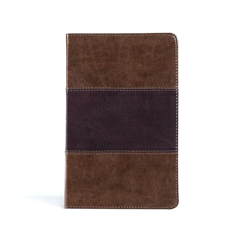 KJV Thinline Reference Bible - Brown Leathertouch