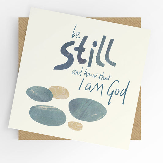 Be Still and Know Blank Card