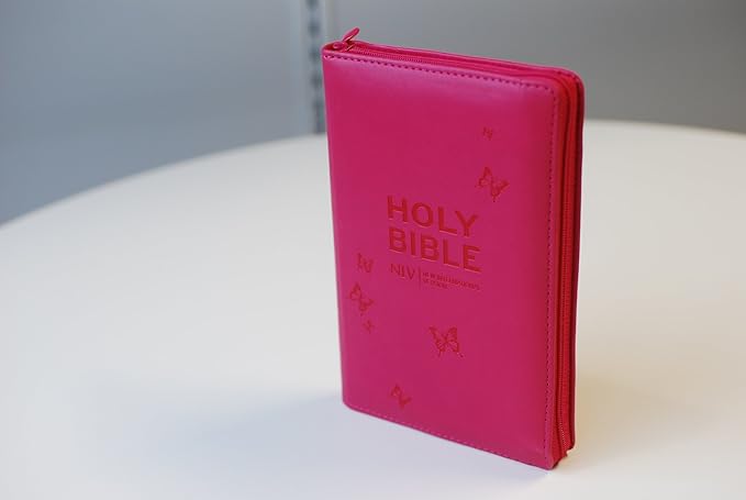 NIV Holy Bible - Pink with Zipper