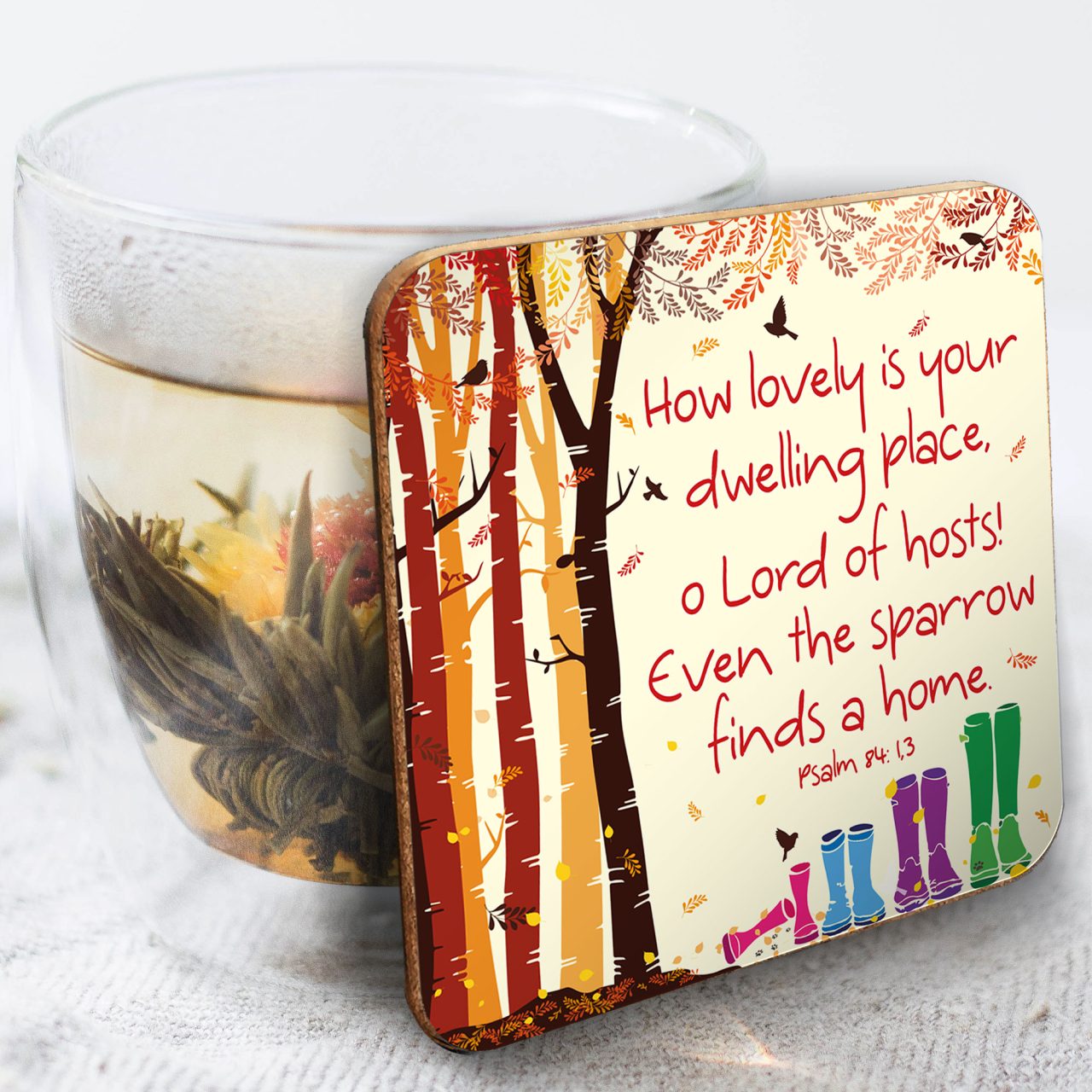 How Lovely is your Dwelling Place Coaster