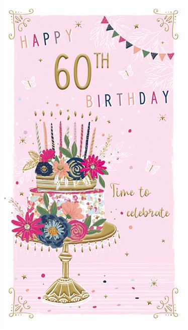 Happy 60th Birthday Card
