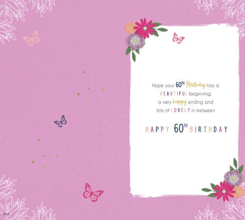 Happy 60th Birthday Card