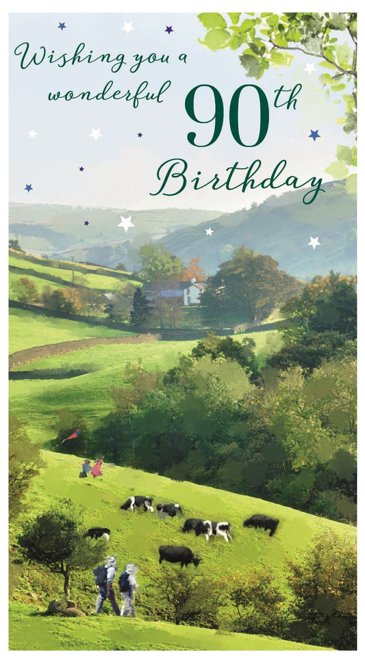 90th Birthday Card