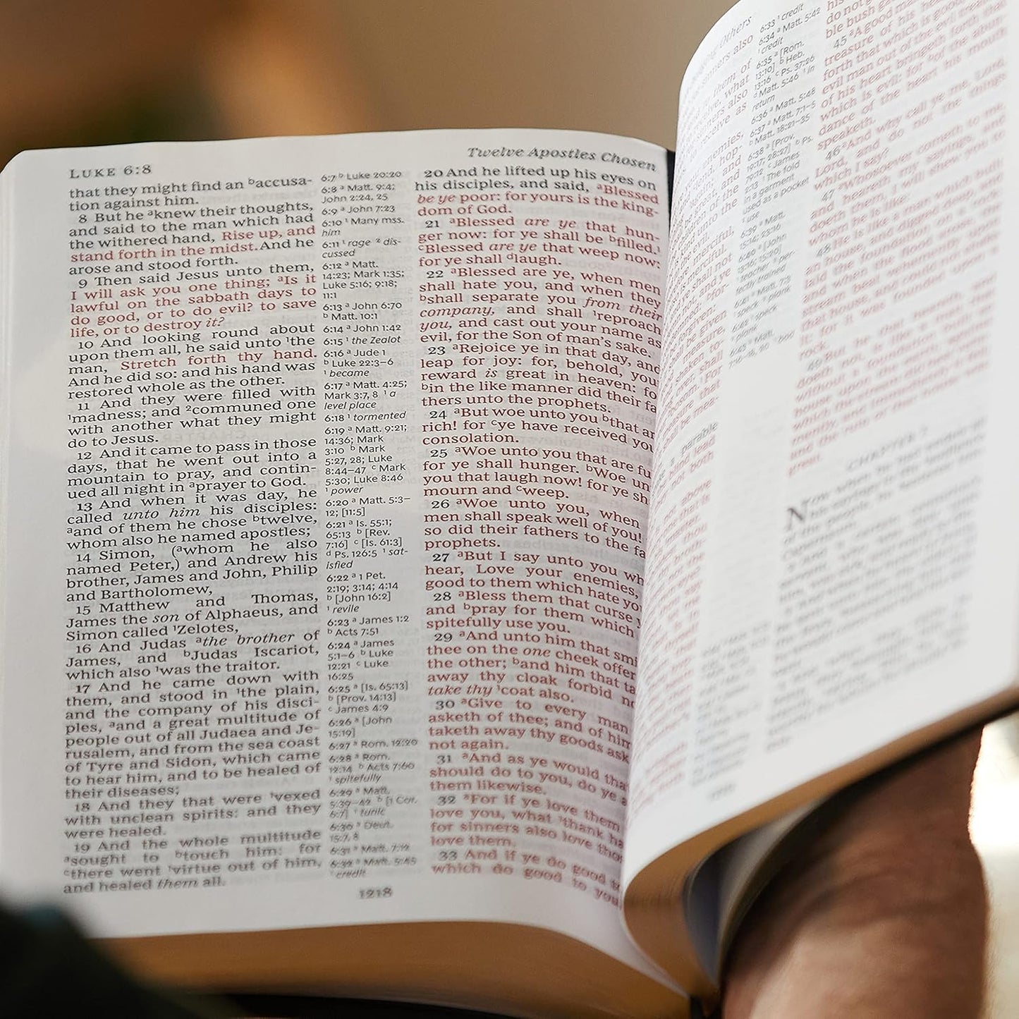 NKJV - Giant Print, Thumb Index Reference Bible