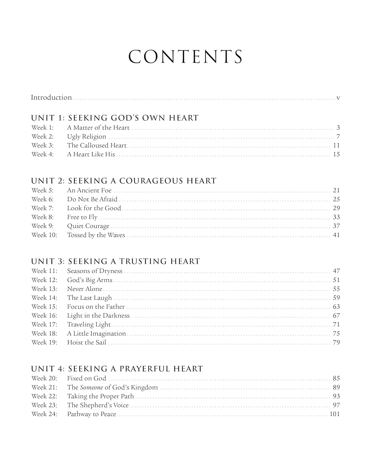Seeking After The Heart of God for 52 weeks - Max Lucado