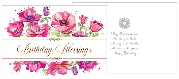 Birthday Blessings Card