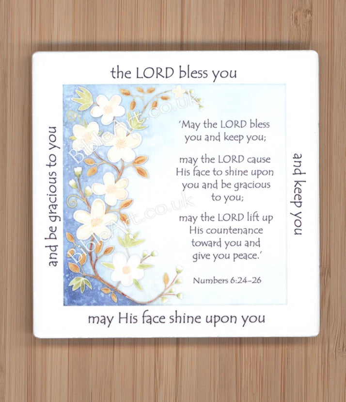 Ceramic Coaster - The Lord Bless You