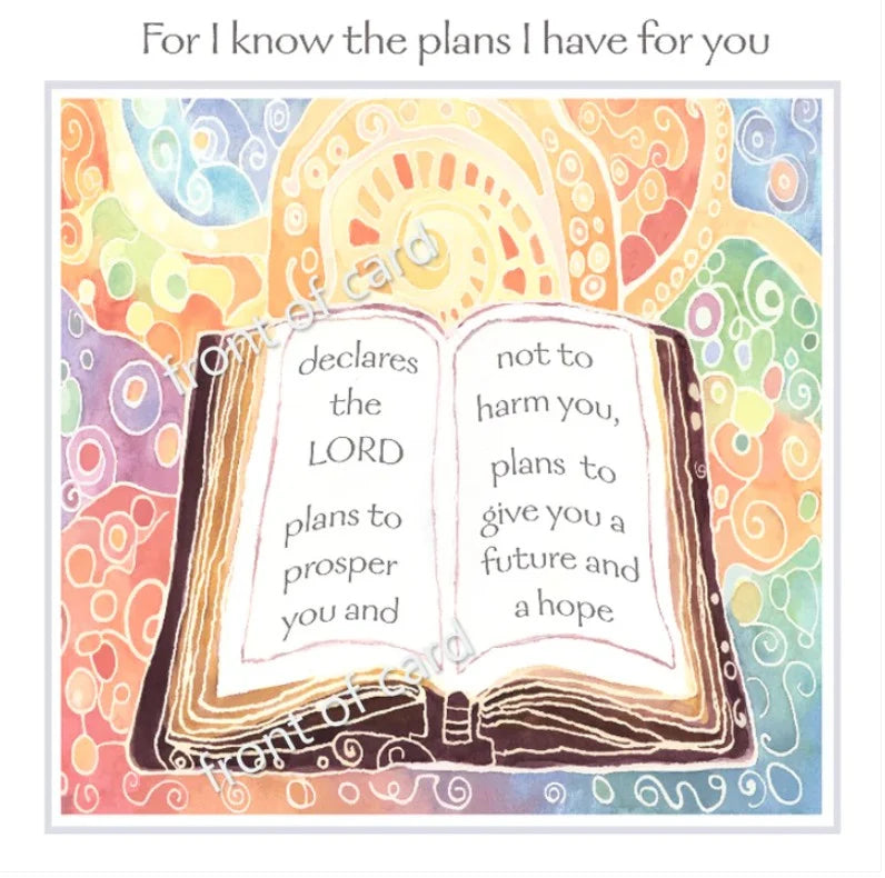 For I Know The Plans I have For You Card