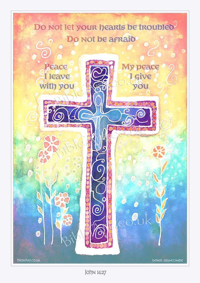 Peace I Leave with You - Framed print