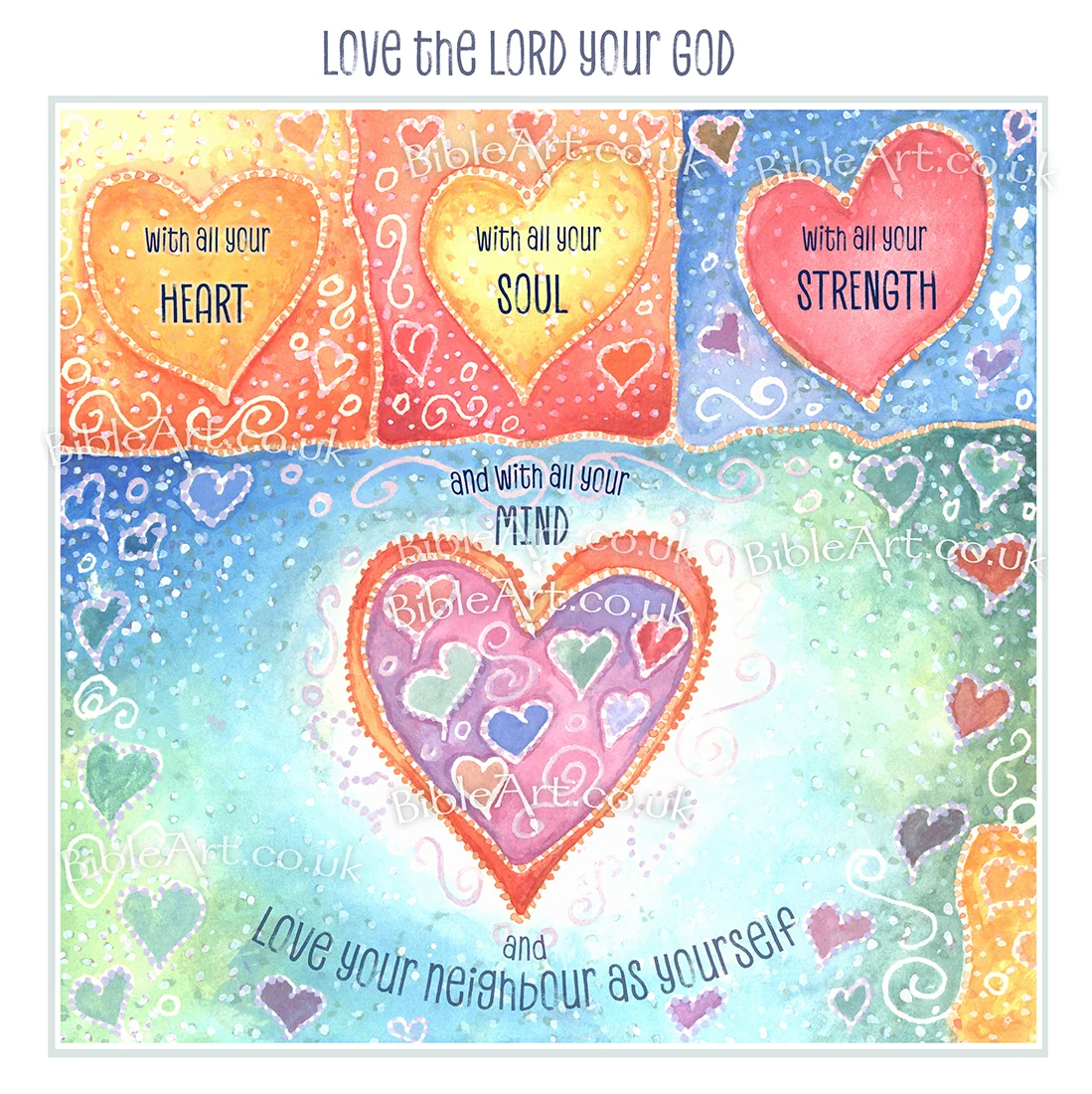 Love The Lord - Card