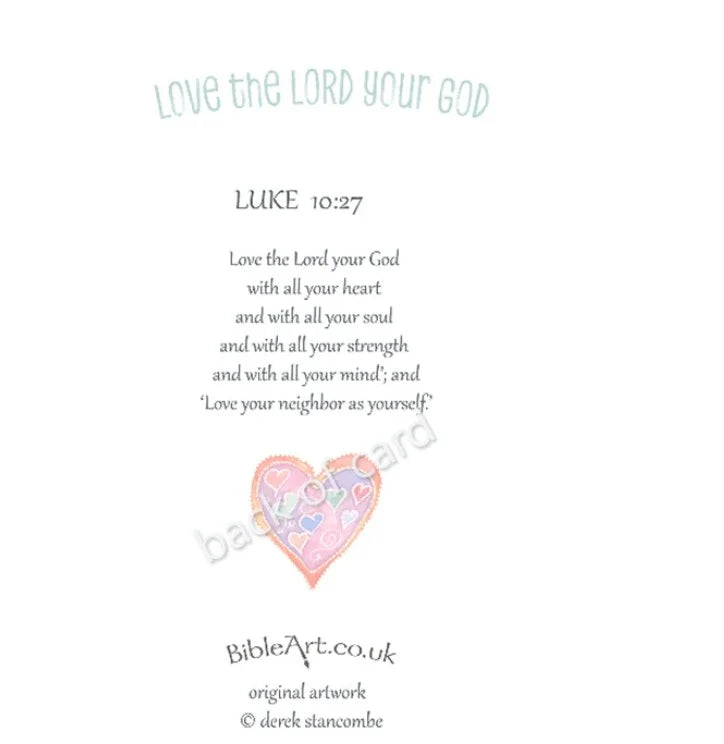 Love The Lord - Card