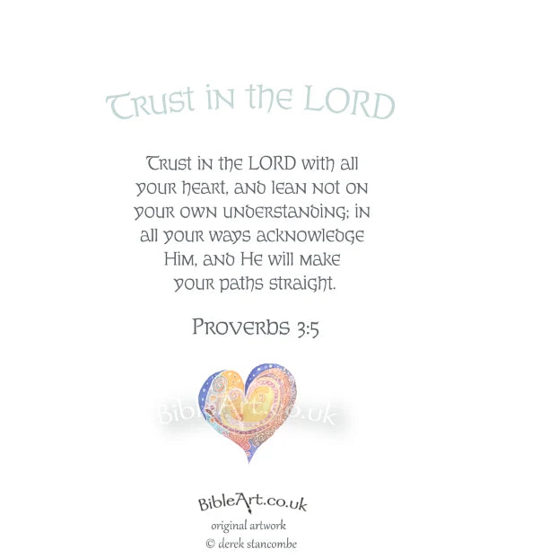 Trust In The Lord Card