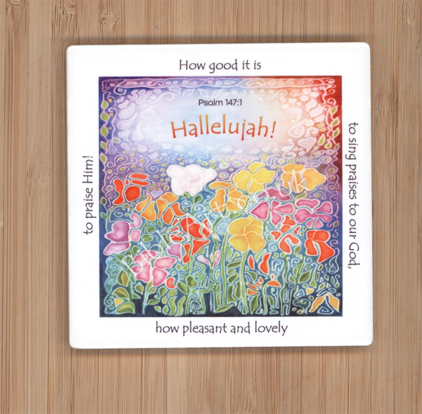 Ceramic Coaster - Hallelujah