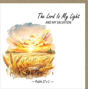 The Lord is My Light Card