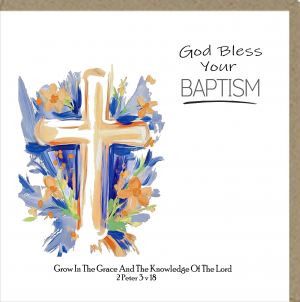 God Bless Your Baptism Card