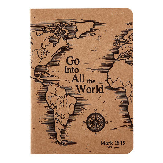Go into All the World - Kraft Notebook