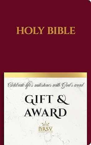 NRSV Holy Bible - Gift and Award - Black