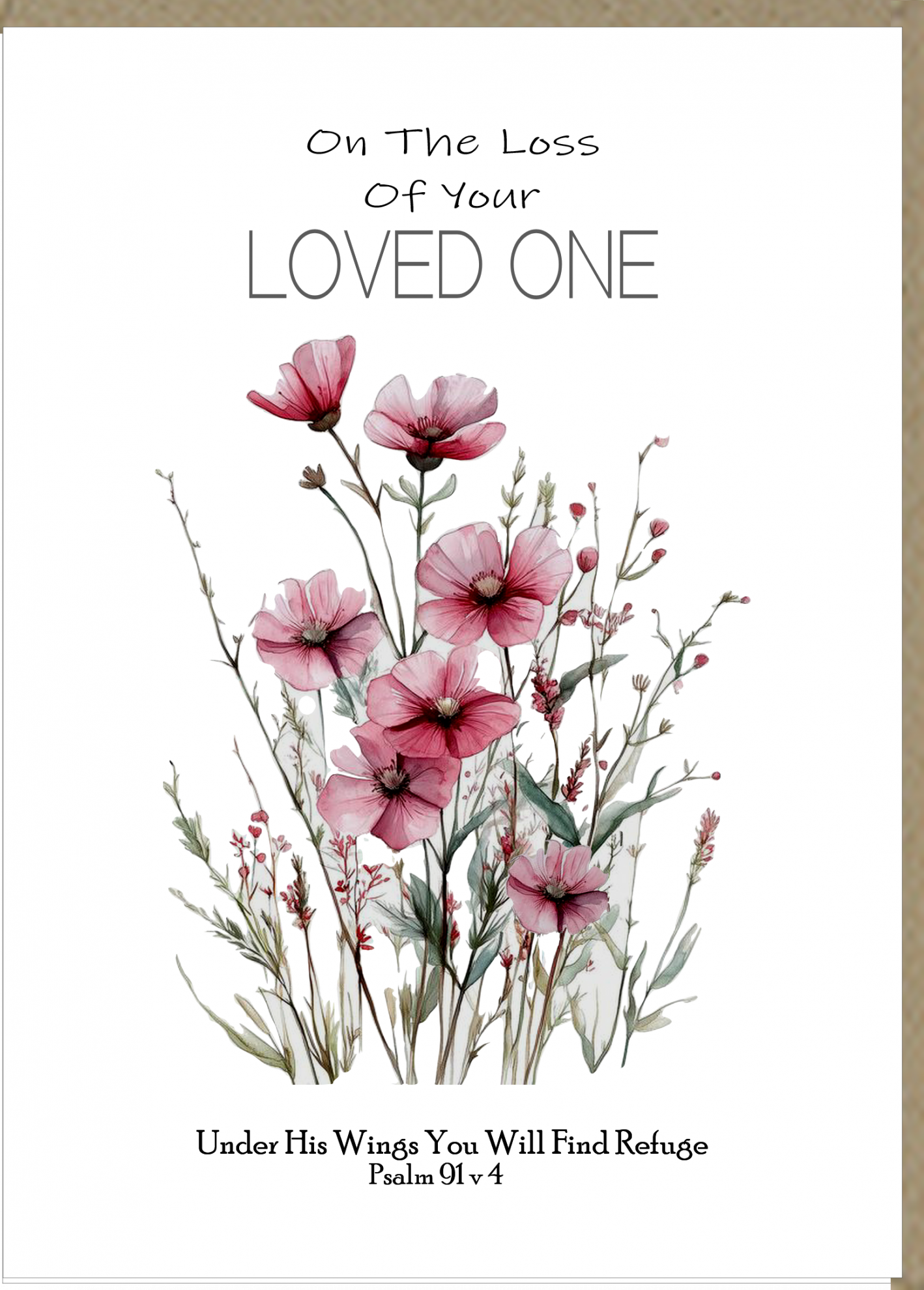 Sympathy Card - On the Loss of your loved one