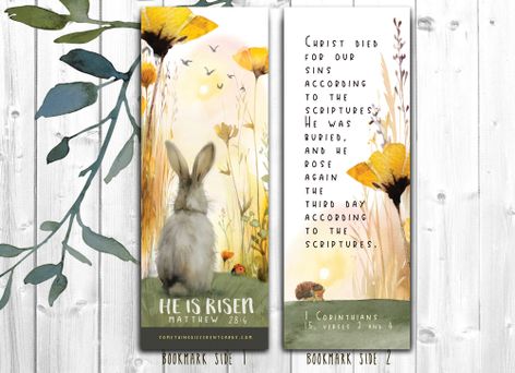 Something Different Bookmarks -  He is risen - SDB18