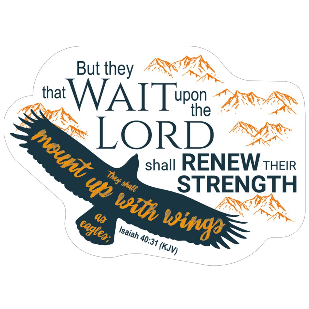 Wait on the Lord Sticker