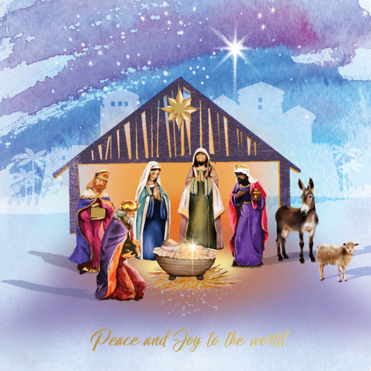 Joy in the Stable Christmas Cards