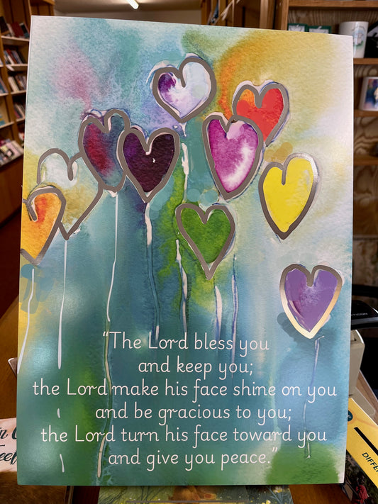 A3 Poster -The Lord Bless You by Lesley Hollingworth