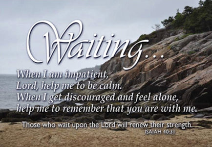 Prayer Card - Waiting