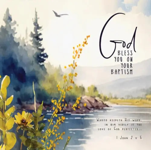God Bless You on Your Baptism