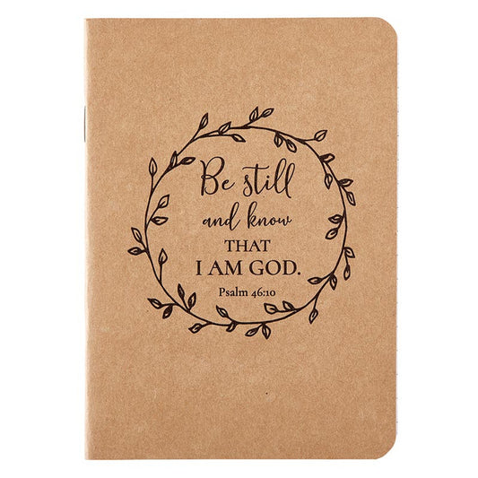 Be Still and Know - Kraft Notebook