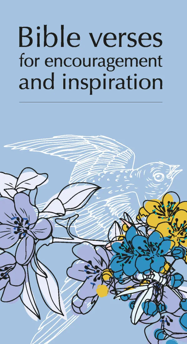 Bible Verses for encouragement and inspiration -  Tract x 1