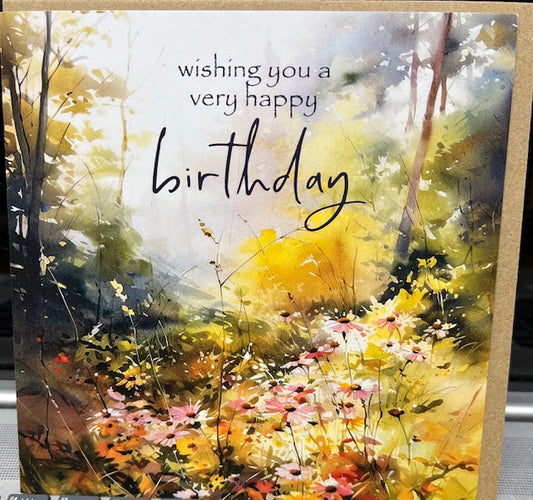 Wishing you a very Happy Birthday - Card