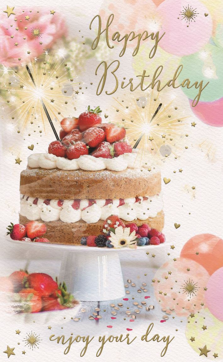 Happy Birthday - Strawberry Cake