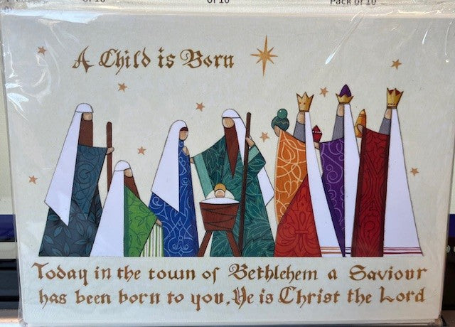 BRF Christmas Cards - A Child is born ... - Pack of 10