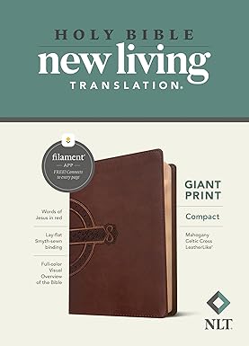 NLT Holy Bible - Giant Print - Burgundy