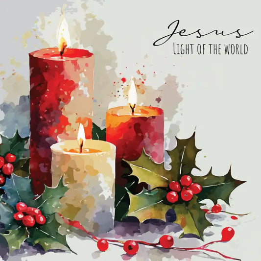 Jesus Light of the World Christmas Cards