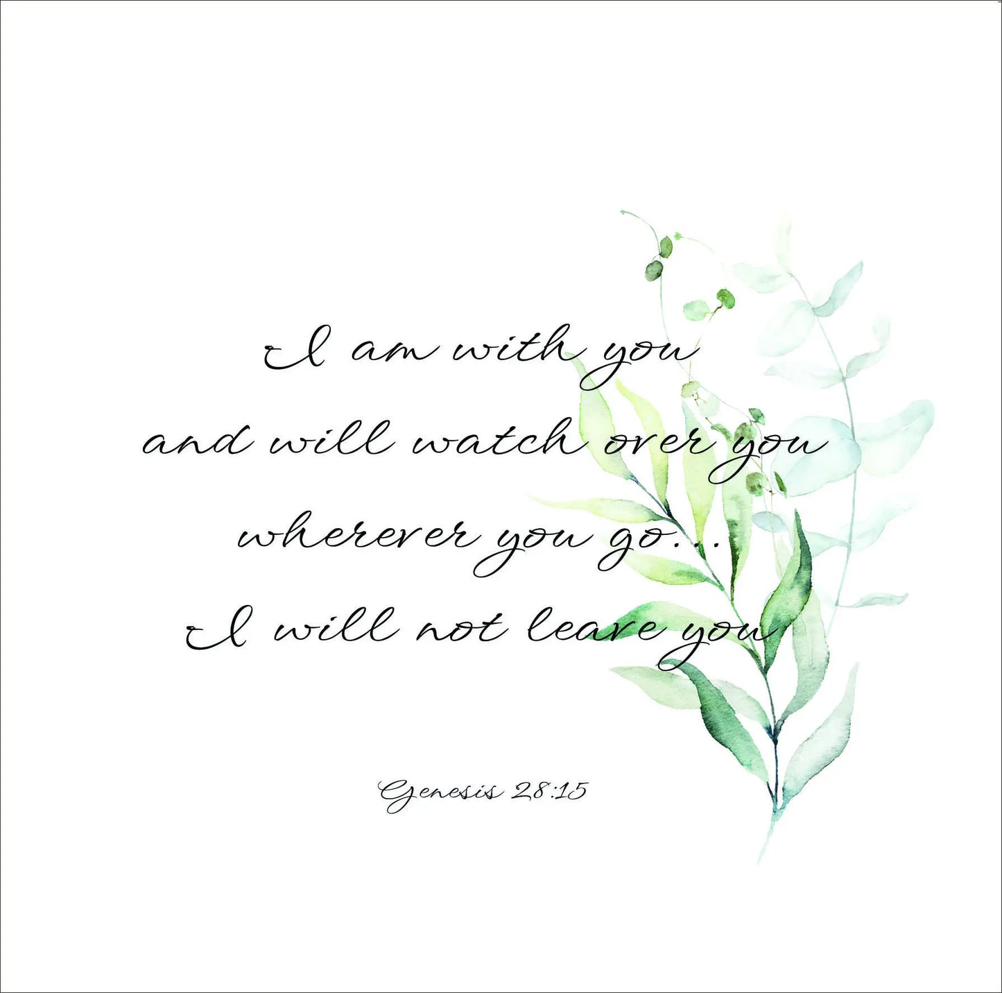 Greetings Card with Bible verse
