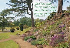 Never Will I Leave You - Blank Greetings Card