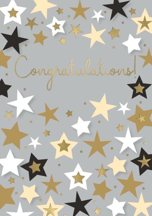 Happy Birthday - Congratulations! - Stars